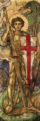 Saint George by Louis B Davis - Auction record, sale price, and art valuation. Compare with similar artists and explore comparable artworks.