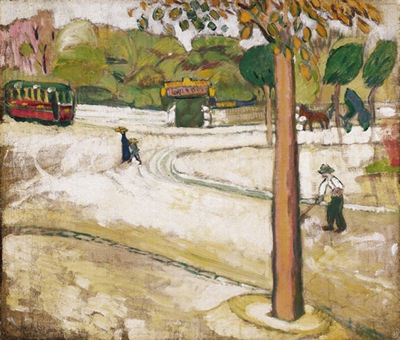 Garden Suburb with a Tram