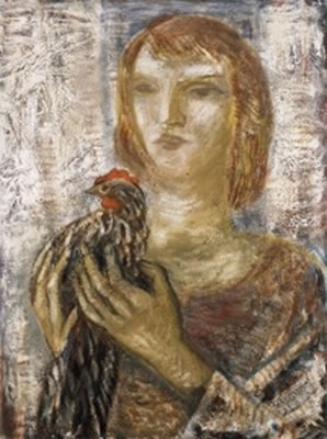 Woman with a Coquerel