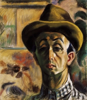 Portrait of Geza Voros: Self-portrait