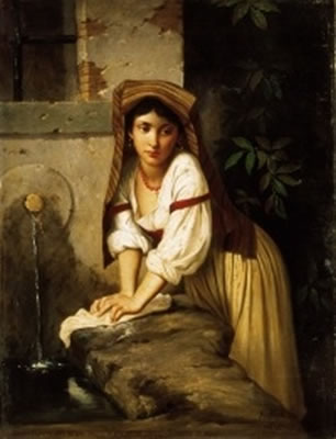 Italian Girl by the Well by Gyorgy Vastagh - Auction record, sale price, and art valuation. Compare with similar artists and explore comparable artworks.