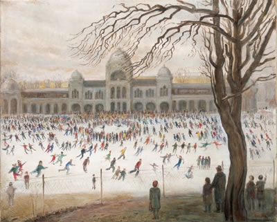 Skating in the City Park
