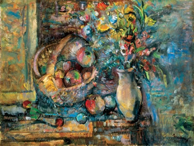 Still Life with a Fruit Basket