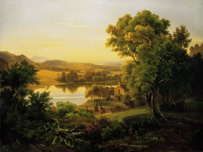 Sample artwork by Georg Kobel (1807 - 1894), known for painting - View similar artists and auction records