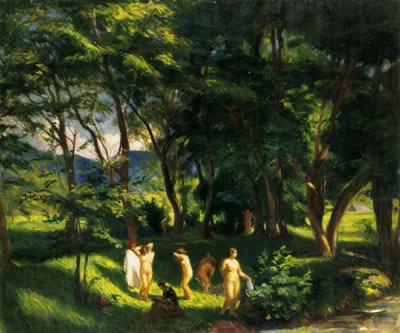 Bathers in Nagybánya