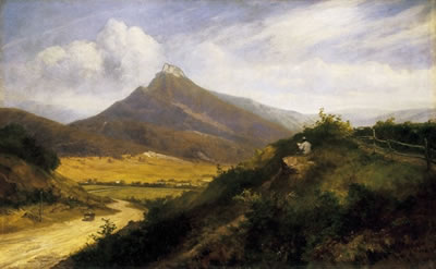 Painter in a Landscape (Castle of Murán)