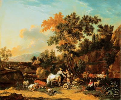 Scene in Dutch Landscape