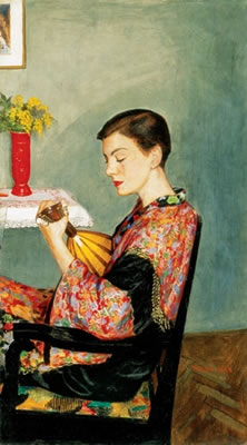 Woman with a Lyre