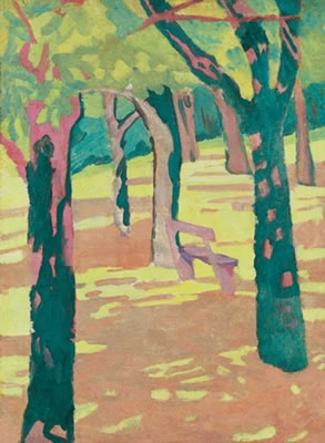 Lights in the Park (Trees) by Gitta Gyenes - Auction record, sale price, and art valuation. Compare with similar artists and explore comparable artworks.
