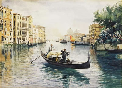 Sample artwork by Jeno Koszkol (1868 - 1935), known for painting - View similar artists and auction records