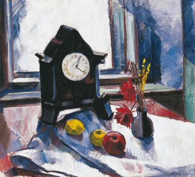 Still Life with a Table Clock, 1927