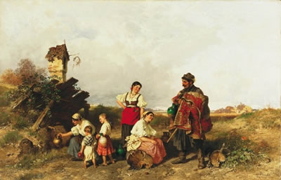 Sample artwork by Pal Bohm (1839 - 1905), known for painting - View similar artists and auction records