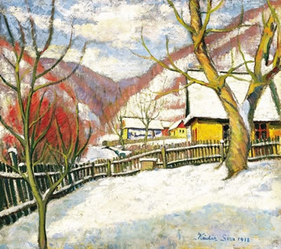 Winter in Nagybánya by Geza Kadar - Auction record, sale price, and art valuation. Compare with similar artists and explore comparable artworks.