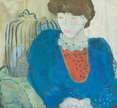 Woman with Bird