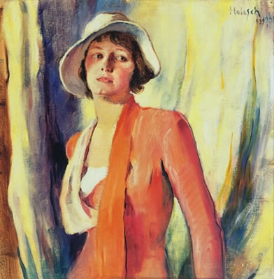 Portrait of a Lady (Margit Holesch) by Denes De Holesch - Auction record, sale price, and art valuation. Compare with similar artists and explore comparable artworks.