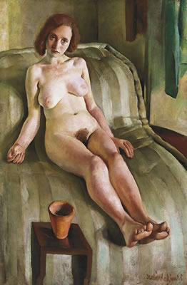 Sitting Female Nude, early 1930's
