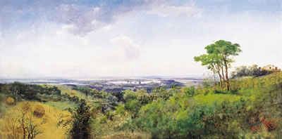 Budapest View from the Buda Hills, 1883