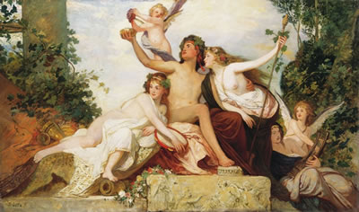 Bacchus and Ariadne by Karl Karoly Lotz - Auction record, sale price, and art valuation. Compare with similar artists and explore comparable artworks.
