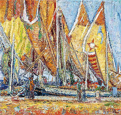 Sea-side with Sailing Boats (Chioggia)