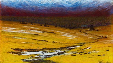 Snow Melting in the High Tatras (Early Spring)