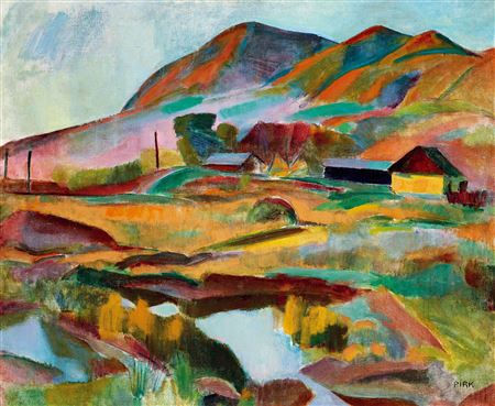 Brook-Side by Janos Pirk - Auction record, sale price, and art valuation. Compare with similar artists and explore comparable artworks.