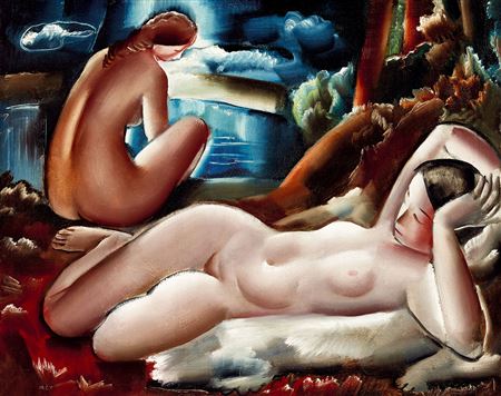 Nudes, c. 1926 by Pal C Molnar - Auction record, sale price, and art valuation. Compare with similar artists and explore comparable artworks.