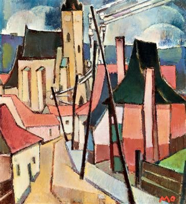 Street with Church in Dés