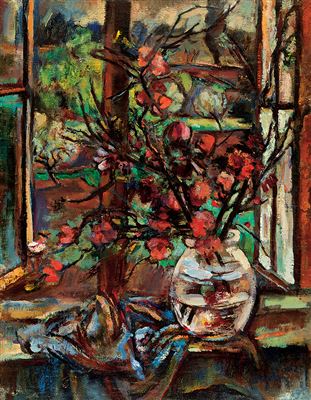Flowers in the Window (Spring)