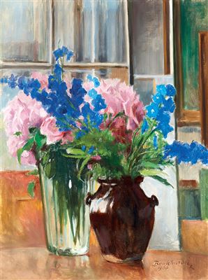 Studio Still-Life (Pink Roses)