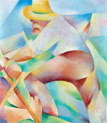 Man with Hat (Sawyer) by Gyorgy Ruttkay - Auction record, sale price, and art valuation. Compare with similar artists and explore comparable artworks.