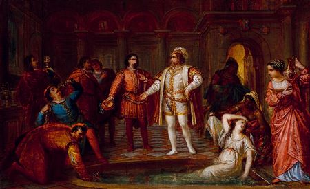 Don Pedro the Spanish King Surprises donna Maria Padilla in the Bath