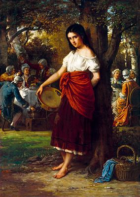 Mignon, 1878 by Mor Than - Auction record, sale price, and art valuation. Compare with similar artists and explore comparable artworks.