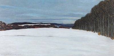 Winterabend, Wolfratshausen