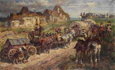 Heereszug im Bauernkrieg by Anton Hoffmann - Auction record, sale price, and art valuation. Compare with similar artists and explore comparable artworks.