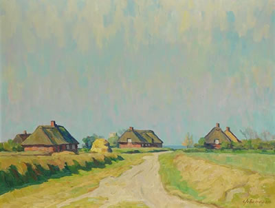 Schobüll mit Heideblick