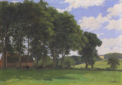 Norddeutsche Landschaft "Sommertag by Carl Schildt - Auction record, sale price, and art valuation. Compare with similar artists and explore comparable artworks.
