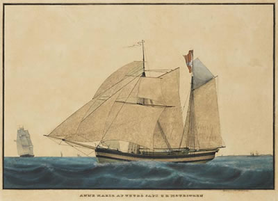 Dänischer Rahsegelschoner "Anne Marie af Thurö" by Andreas Lind - Auction record, sale price, and art valuation. Compare with similar artists and explore comparable artworks.