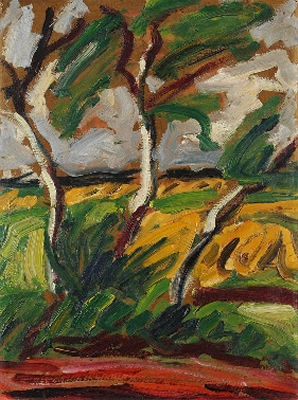 Worpsweder Landschaft (Bäume)