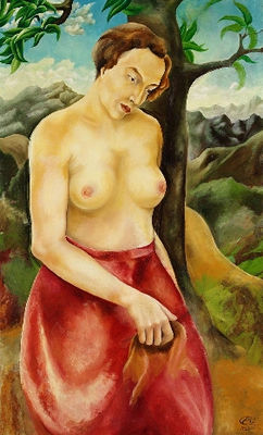 Weiblicher Akt vor Landschaft. 1929. by Christian Arnold - Auction record, sale price, and art valuation. Compare with similar artists and explore comparable artworks.