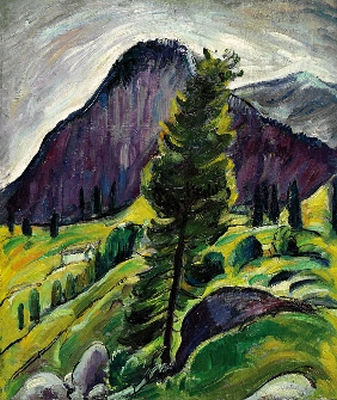 Berglandschaft. Um 1920.