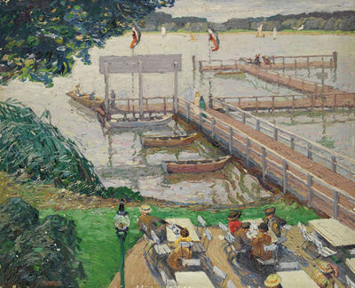 Strandbad. Um 1910. by Paul Kuhfuss - Auction record, sale price, and art valuation. Compare with similar artists and explore comparable artworks.