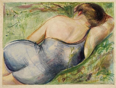 Ruhende (Badende). 1935.
