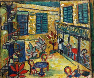 Restaurant am Hof by Erma Barrera-Bossi - Auction record, sale price, and art valuation. Compare with similar artists and explore comparable artworks.