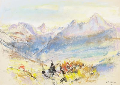 Watzmann von der Kniefelspitze by Friedrich Ludwig - Auction record, sale price, and art valuation. Compare with similar artists and explore comparable artworks.