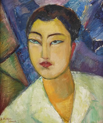 Sample artwork by Josephine Muhlen-Schmid (1888 - 1960), known for portrait, still life, landscape and genre painting - View similar artists and auction records