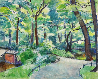 Brücke im Berliner Tiergarten by Edmund Furst - Auction record, sale price, and art valuation. Compare with similar artists and explore comparable artworks.