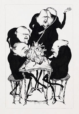 4 Blätter: Figürliche Motive. 1972