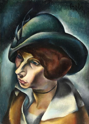 Sample artwork by Hanns Bolz (1885 - 1918), known for expressionist, cubist painting and sculpture - View similar artists and auction records