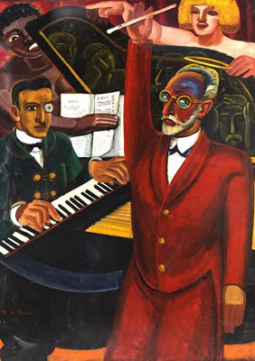 Erik Satie (Le prélude) by Prosper De Troyer - Auction record, sale price, and art valuation. Compare with similar artists and explore comparable artworks.
