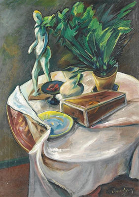 Stillleben mit Figur